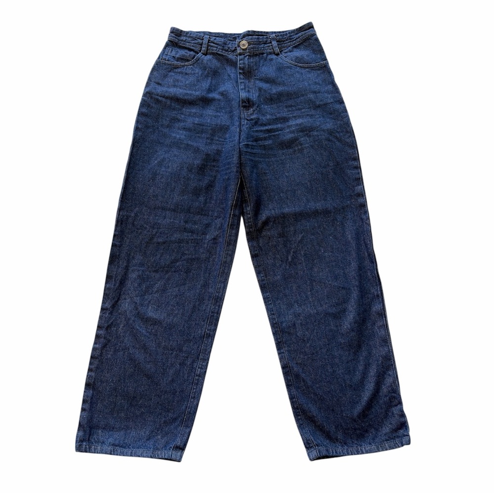 Laude the Label Straight‎ Jeans Sz 8 Relaxed Straight Cotton Boho Denim